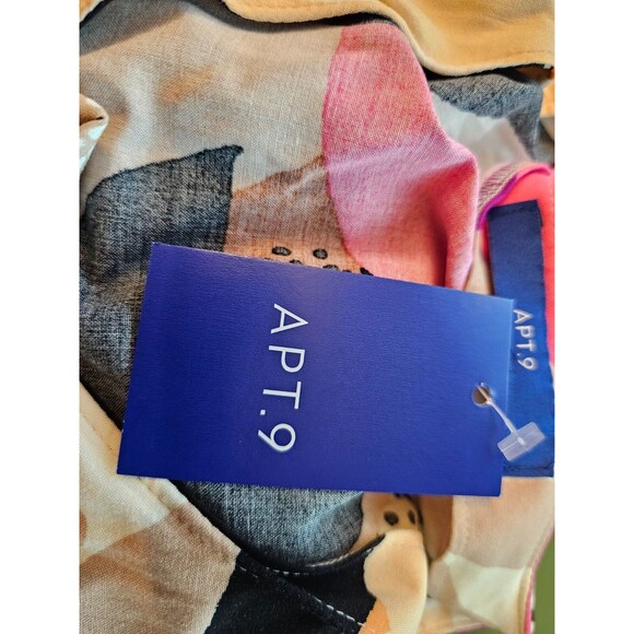 ALK Women's M Apt 9 Tie Waist Wrap Hi-Lo Maxi Dress Floral Summer Spring NEW NWT - Picture 9 of 9